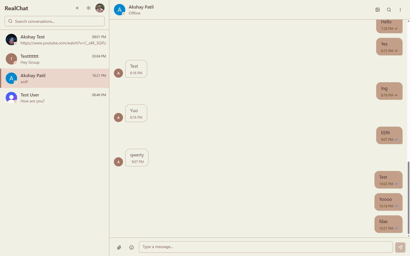 Real-Time Chat Platform